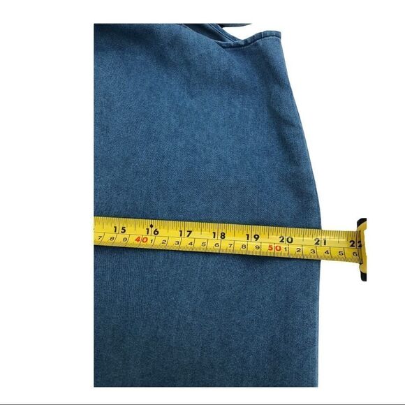California Moonrise Blue Denim Chambray Off Shoulder Dress EUC - Picture 7 of 7